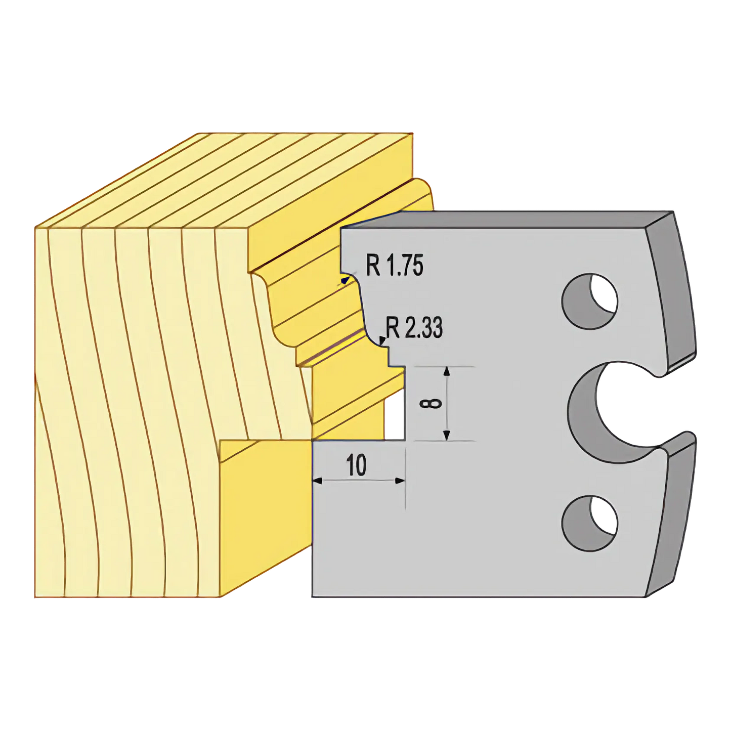 Profil 94374 HSS Fönsterprofil