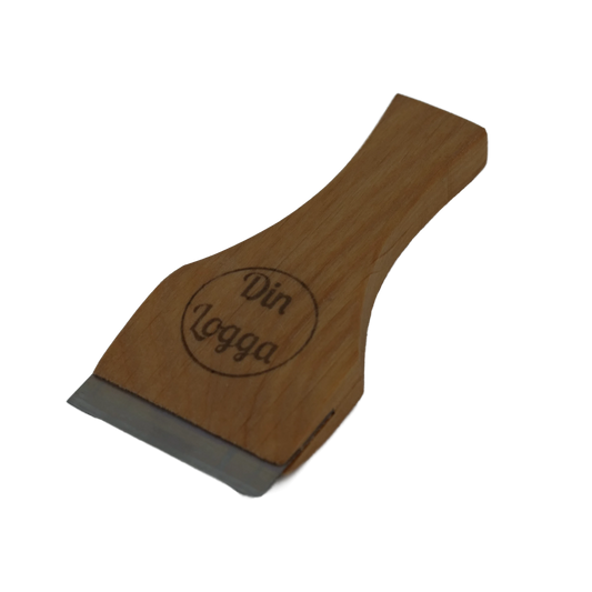 Personalized engraved razor blade scraper