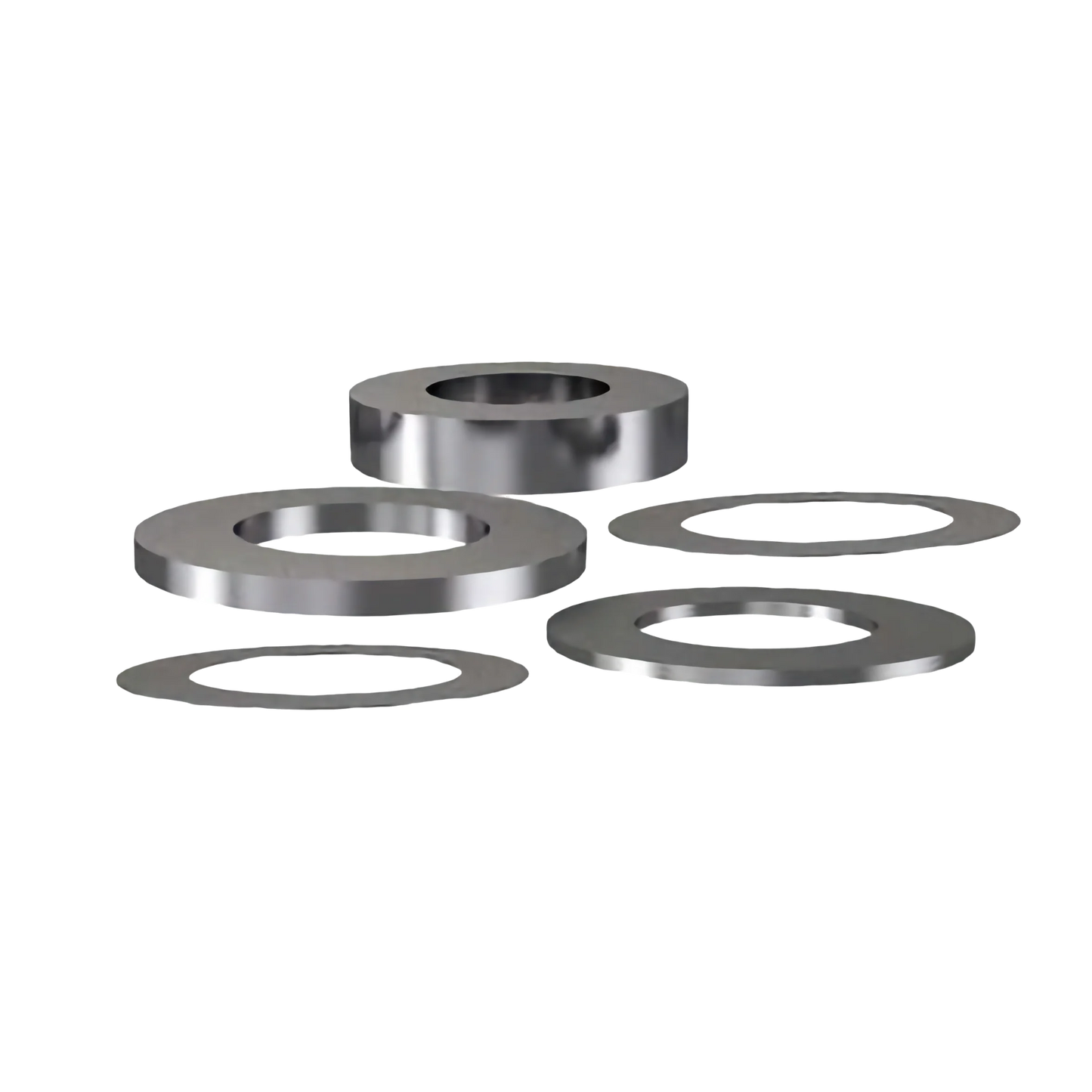 Mellanläggsringar (2st 0,2/2mm/5mm/10mm )