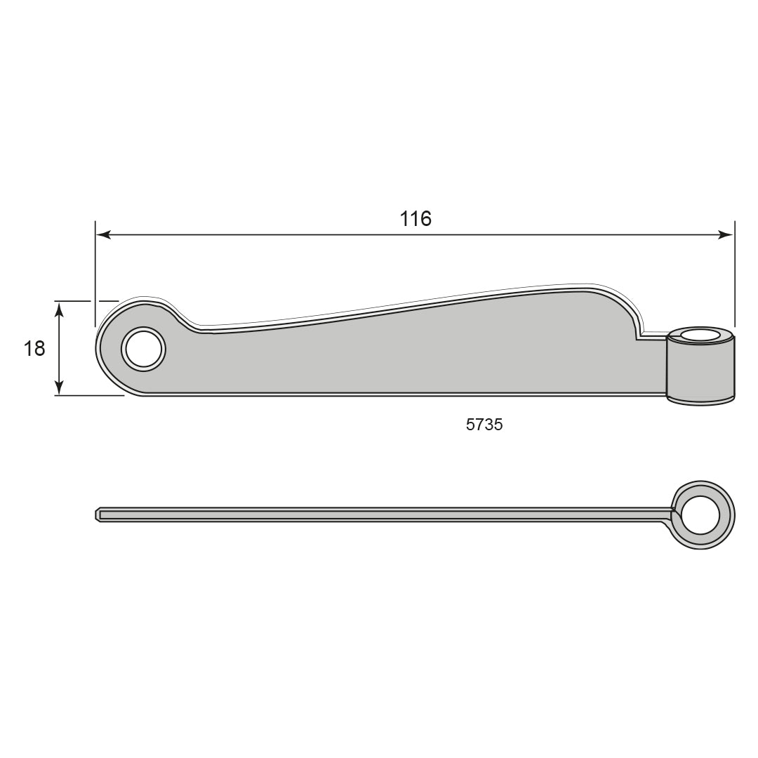 Hand forged storm hasp