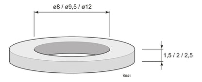 Slitring 5041 Elförzinkad
