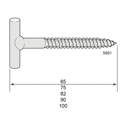 Hook 10mm Untreated 5143