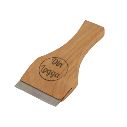 Personalized engraved razor blade scraper