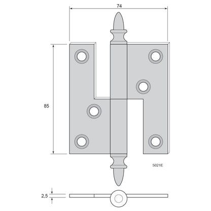 Hinge 5021 (H85xW74)