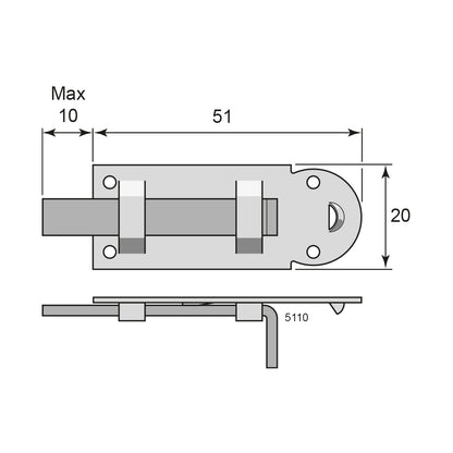 Sheet rule 5110