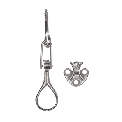 Window lock with catch Nickel-plated 5177