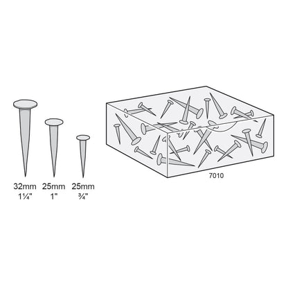 Klippspik 1 tum - 10-pack